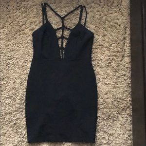 Black cocktail dress